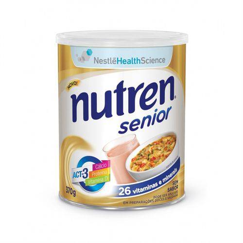 Nutren Senior Sem Sabor 370 Gramas Nestlé