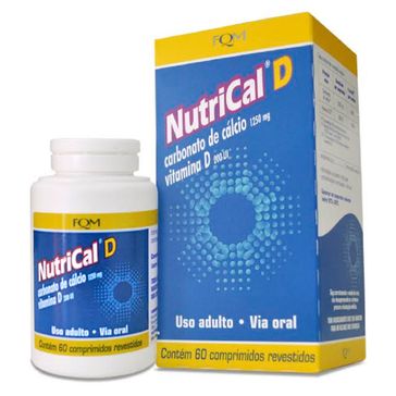 Nutrical-d 500+2mg Farmoquímica 60 Comprimidos
