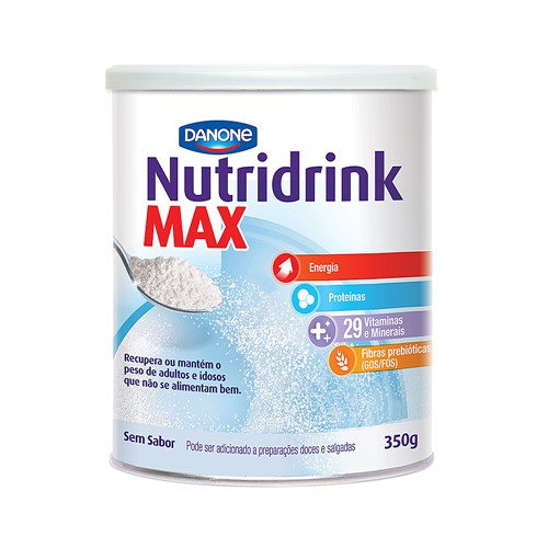 Nutridrink Max Sem Sabor Suplemento Alimentar com 350g