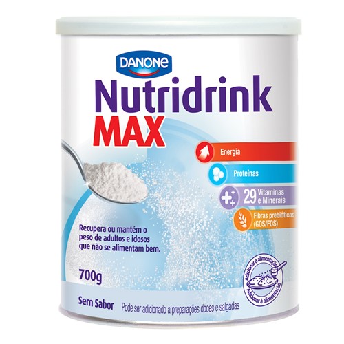 Nutridrink Max Sem Sabor Suplemento Alimentar com 700g
