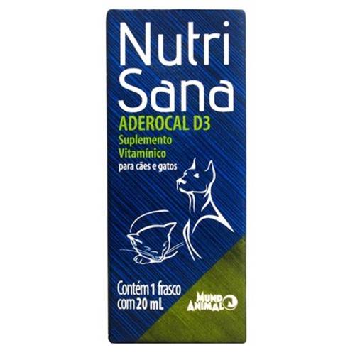 Nutrisana Aderocal D3 Mundo Animal - 20 Ml