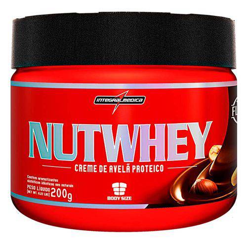Nutwhey Cream Creme de Avelã para Energia Ganho de Força e Massa 200g - Integralmedica