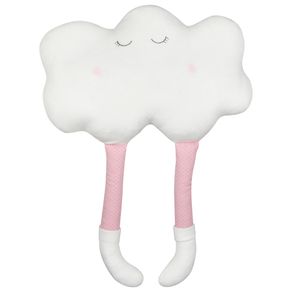 Nuvem Boneco Branco/rosa Claro