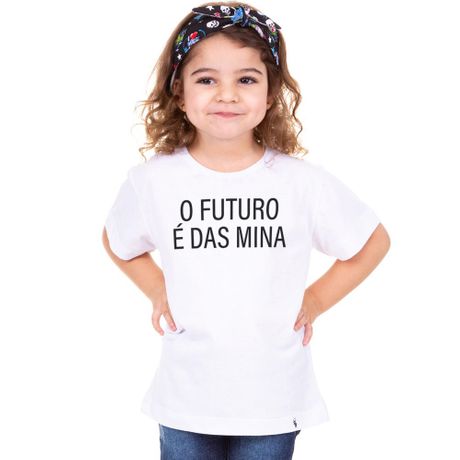 O Futuro é das Mina - Camiseta Clássica Infantil