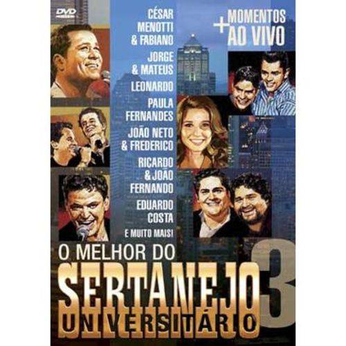 O Melhor do Sertanejo Universitário 3 - DVD