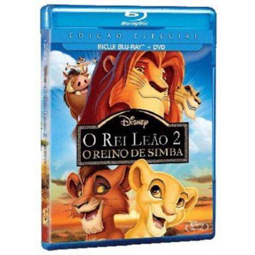 O Rei Leão 2 o Reino de Simba - Blu Ray + DVD Filme Infantil