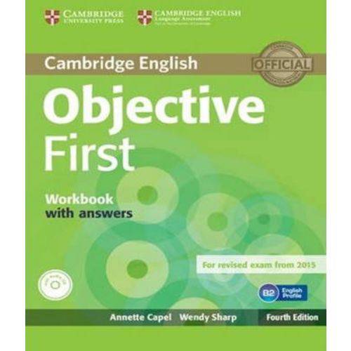 Objective First - Workbook With Answers And Audio Cd - 04 Ed