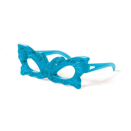 Óculos Acessório Carnaval com Luz Led Borboleta Azul