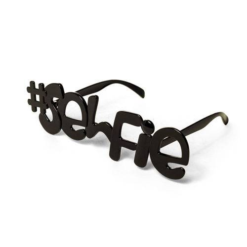 Óculos Acessório Carnaval Personalizado Selfie Plástico Preto