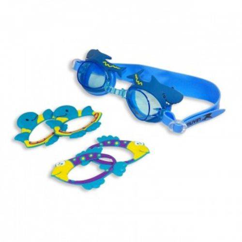 Oculos Aquarium Kid Infantil Azul Muvin
