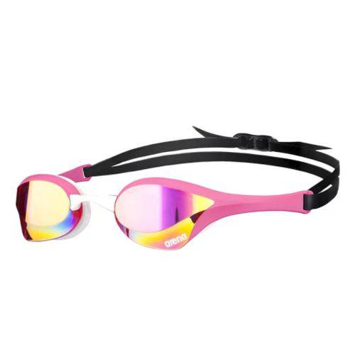 Oculos Arena Cobra Ultra Mirror- Rosa/ Branco/ Lente Rosa Metalizada