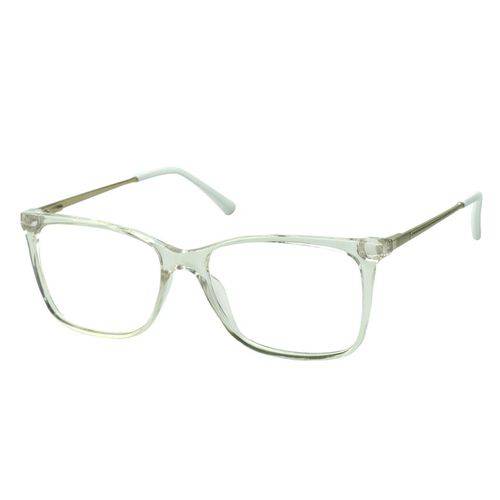 Óculos Armação Grau Feminino Transparente Quadrado 9150