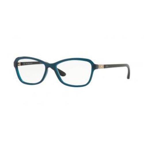 Óculos de Grau Grazi Massafera GZ3028B F347 Azul Translúcido com Cristais da SWAROVSKI Lente Tam 51