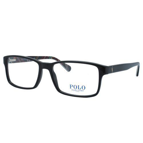 Óculos de Grau Polo Ralph Lauren Masculino Ph2123 5489 - Acetato Preto