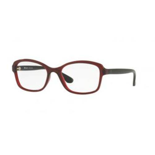 Óculos de Grau Tecnol TN3049 F687 Vermelho Translúcido Lente Tam 52