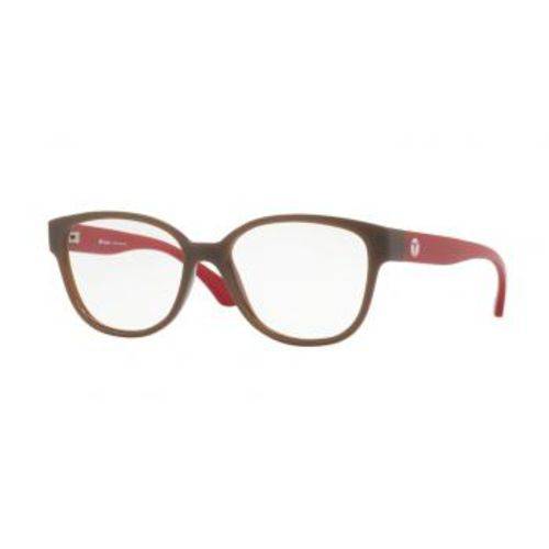 Óculos de Grau Tecnol TN3039 E770 Marrom Vermelho Lente Tam 53