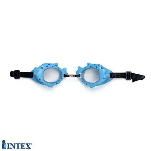 Óculos de Natação Bichinhos Animados Intex - Azul