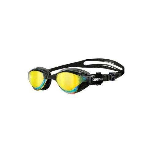 Óculos de Natação Cobra Tri Mirror Preto e Amarelo Arena