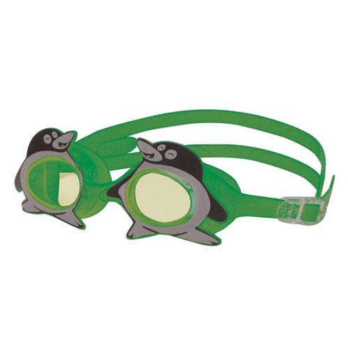 Óculos Natação Hammerhead Fluffy Jr / Pinguim Cristal-Verde