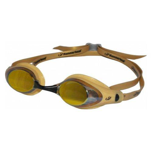 Óculos de Natação Hammerhead Racer Pro Espelhado / Dourado