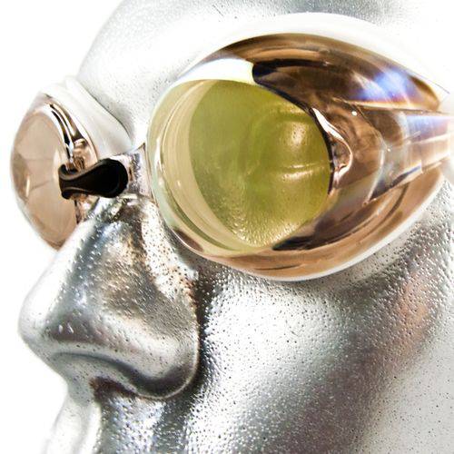 Óculos de Natação Mormaii Endurance Mirror / Branco-Dourado