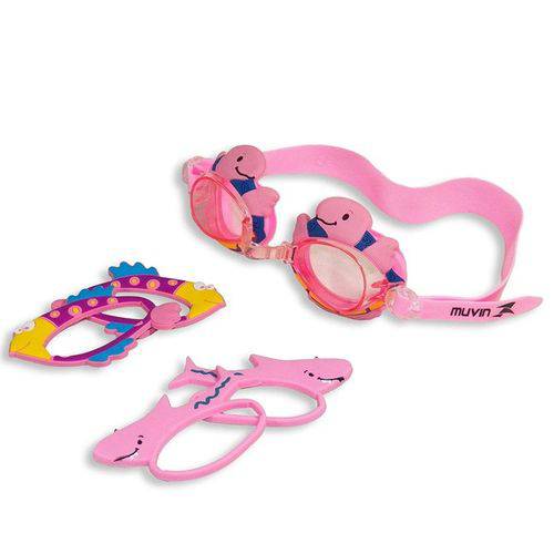 Óculos de Natação Muvin Aquarium Infantil Rosa