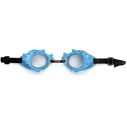 Óculos de Natação Play Bichinhos Animados Golfinho Azul - Intex