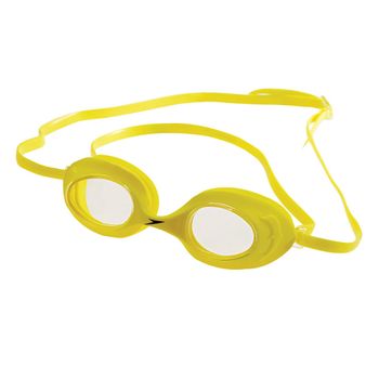 Óculos de Natação Speedo Flipper Amarelo e Cristal Único