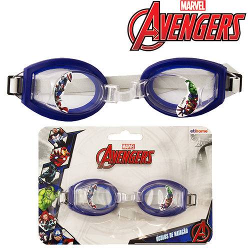 Oculos de Natacao Vingadores Avengers na Cartela