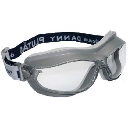 Óculos de Proteção Ampla Visão Plutão Lente Incolor com Tratamento AR e AE Danny