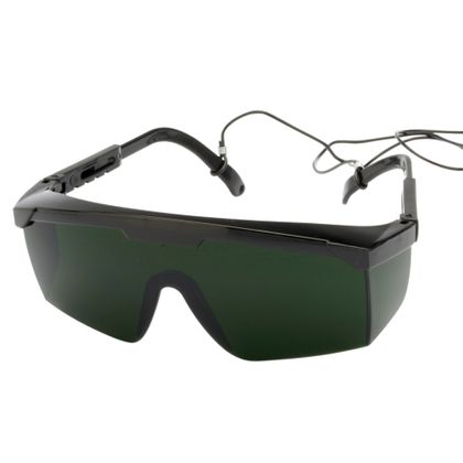 Óculos de Proteção Pomp Vision 3000 Lente Verde 5.0 com Tratamento AR 3M