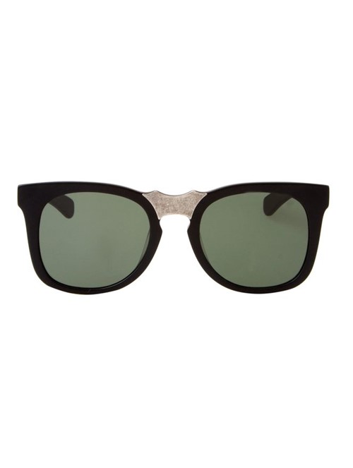 Óculos de Sol Calvin Klein 1850S Preto e Prata Tamanho 52
