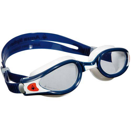 Oculos Kaiman Exo Branco/azul/transp Aqua Sphere