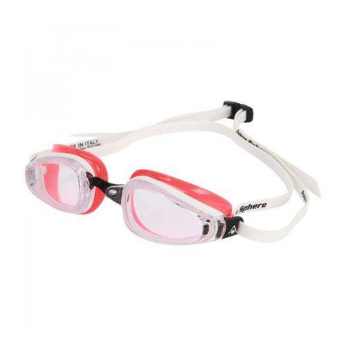 Óculos Natação K180 Lady Transparente MP Aqua Sphere - Branco/Rosa