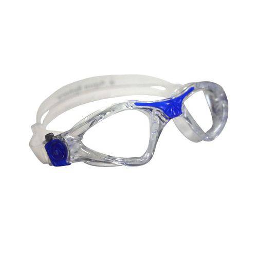 Óculos Natação Kayenne Small Lente Transparente Aqua Sphere - Transparente/Azul