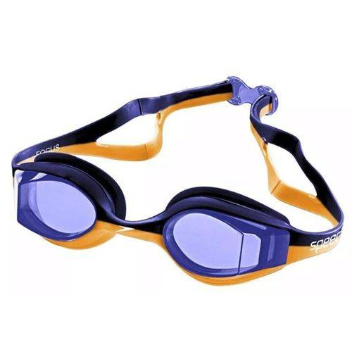 Óculos Natação Speedo Focus Azul/Laranja