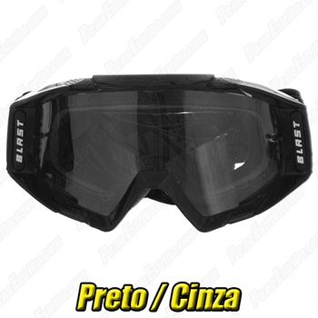 Óculos Pro Tork Blast Preto e Cinza