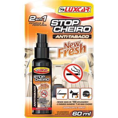 Odorizante Spray Stop Cheiro Anti-Tabaco Luxcar 60ml