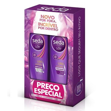 Oferta Shampoo + Condicionador SEDA Liso Perfeito 325ml