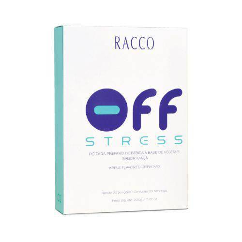 Off Stress - Pó para Preparo de Bebidas Sabor Maçã 200g - Racco (926)