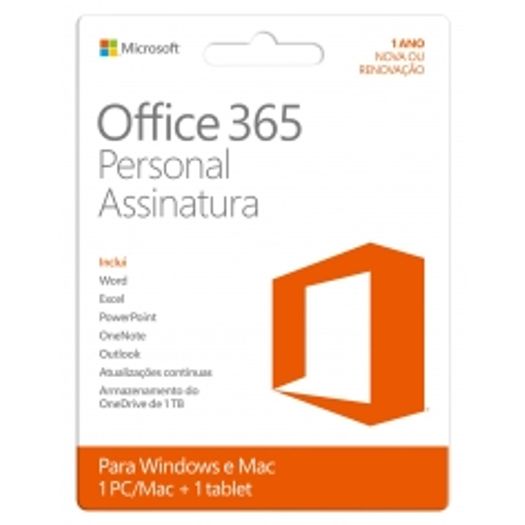 Office 365 Personal 1 Pc - Microsoft