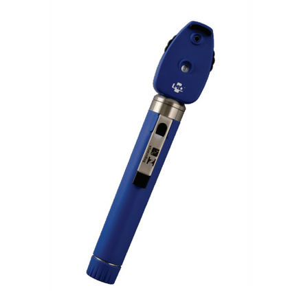 Oftalmoscópio 2,5V LED - MD - Omni 3000 Azul C/ Estojo Macio