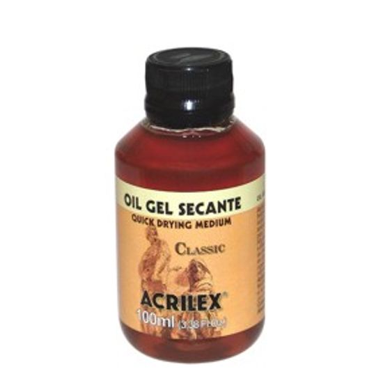 Oil Gel Secante 100ml - Acrilex Oil Gel Secante Pet Acrilex 100ml