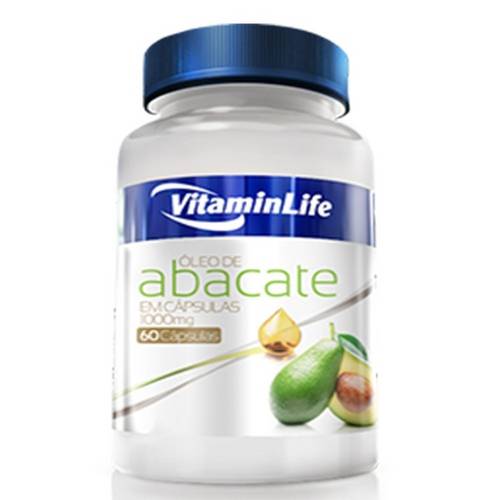 Óleo de Abacate - 1000mg - 60 Softgels - Vitaminlife