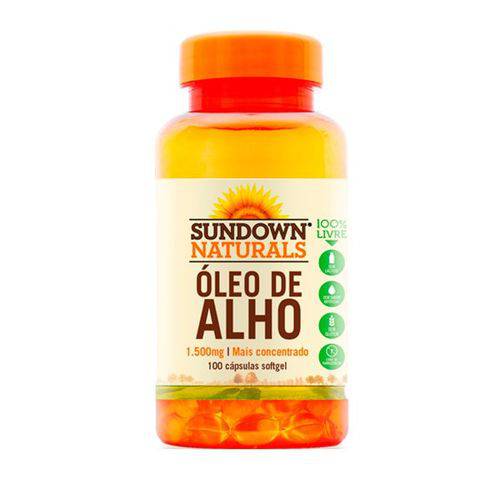 Óleo de Alho - 100 Cápsulas - Sundown