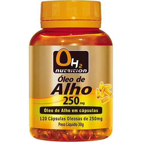 Óleo de Alho 250mg - 120 Softgels - OH2 Nutrition