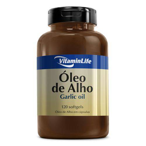 Óleo de Alho Garlic Oil 250mg - Vitaminlife - 120 Softgels