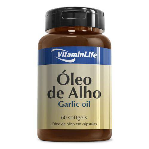 Óleo de Alho Garlic Oil 250mg - Vitaminlife - 60 Softgels