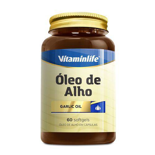 Óleo de Alho (garlic Oil) Vitaminlife - 60 Cápsulas