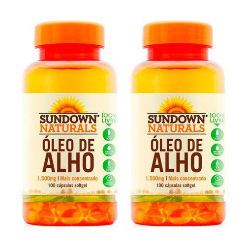 Óleo de Alho - 2 Un de 100 Cápsulas - Sundown